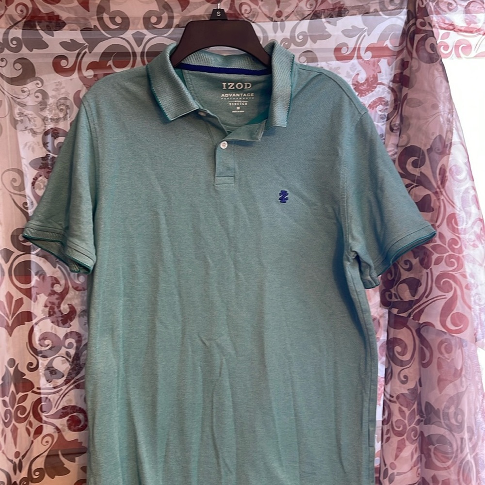 Men’s Light Green Izod Polo Shirt